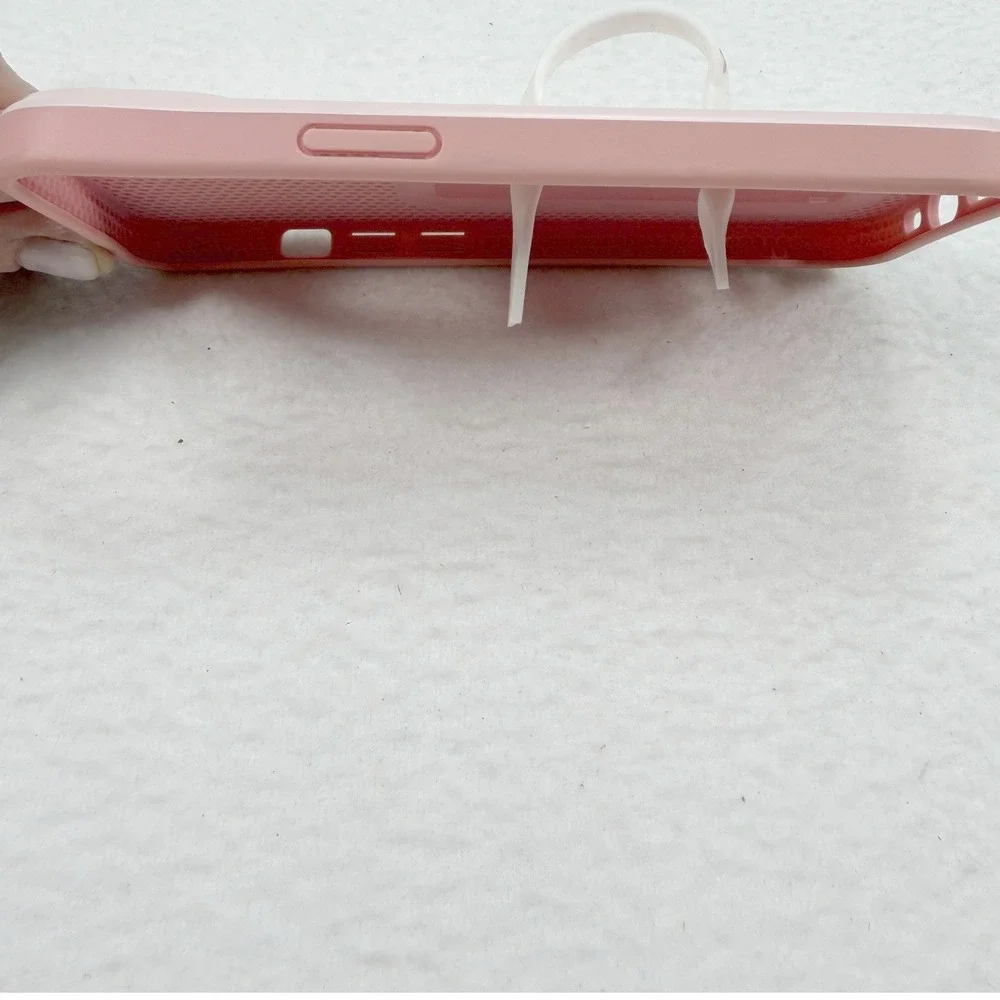 Loopy Blush Pink iPhone 6.1 Case Breast Cancer Awareness Loop